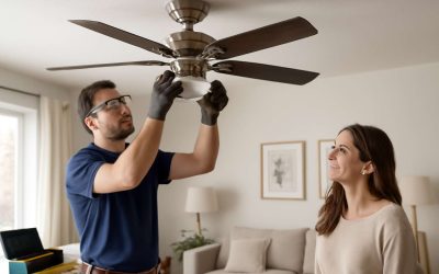 Expert Handyman to Install Ceiling Fan Quickly and Safely for a Cool, Comfortable Home