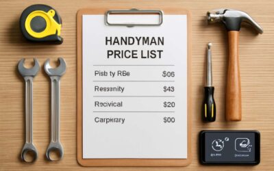 Boost your budget with handyman price list: clear rates, fast service