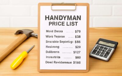 Discover the handyman service price list for clear, honest rates on every project.