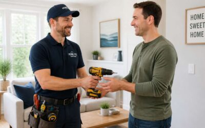 Handyman service description that clearly lists repairs, installation, and maintenance tasks.